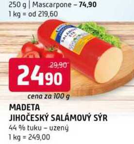 MADETA JIHOČESKÝ SALÁMOVÝ SÝR 100 g