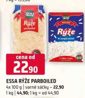 ESSA RÝŽE PARBOILED 4x 100 g