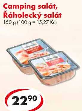 Camping salát, Řáholecký salát, 150 g