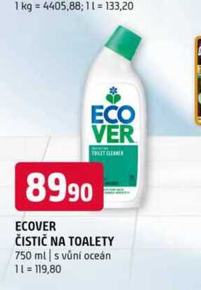 ECOVER  ČISTIČ NA TOALETY 750 ml 