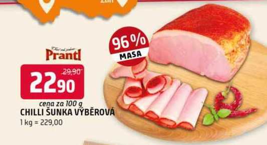 CHILLI ŠUNKA VÝBĚROVÁ 100 g