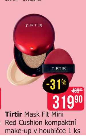 Tirtir Mask Fit Mini Red Cushion kompaktní make-up v houbičce 1 ks 