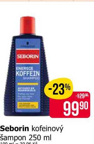 Seborin kofeinový šampon 250 ml