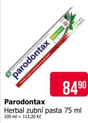 Parodontax Herbal zubní pasta 75 ml 
