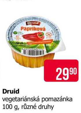 Druid vegetariánská pomazánka 100 g