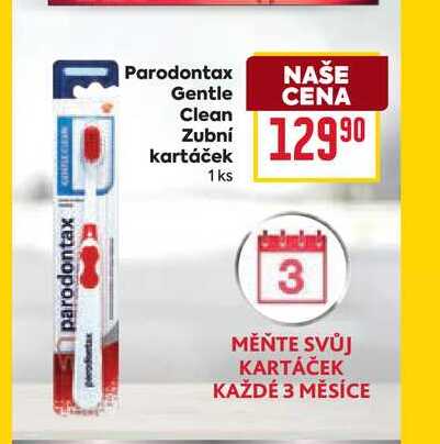 Parodontax Gentle Clean Zubní kartáček 1ks