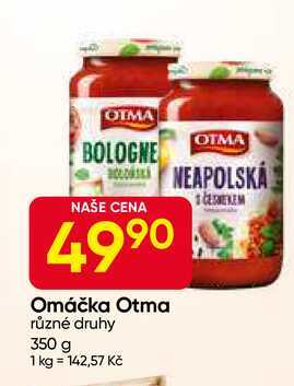 Otma omáčka různé druhy 350 g