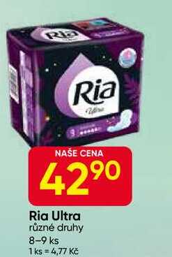 Ria Ultra různé druhy 8-9 ks 
