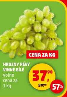 HROZNY RÉVY VINNÉ BÍLÉ volné, 1 kg