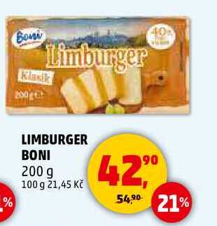 LIMBURGER BONI, 200 g 