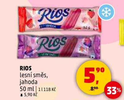RIOS lesní směs, jahoda, 50 ml