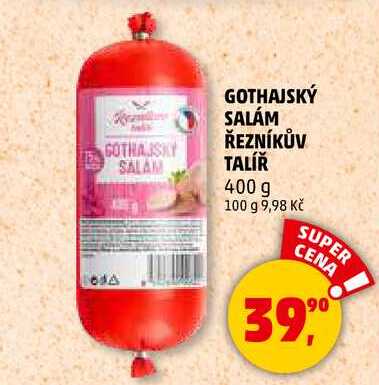 GOTHAJSKY SALAM ŘEZNÍKŮV TALÍŘ, 400 g 