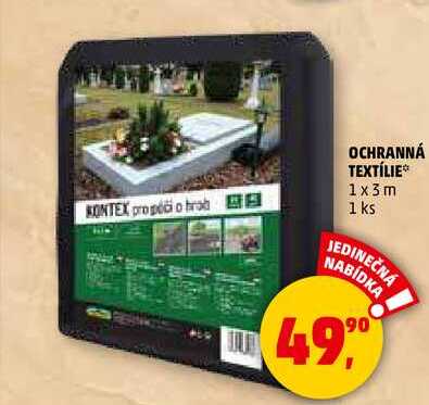 OCHRANNÁ TEXTÍLIE 1x3m, 1 ks  