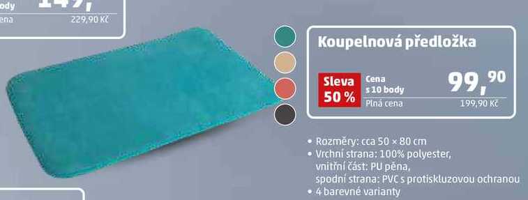 Koupelnová předložka 