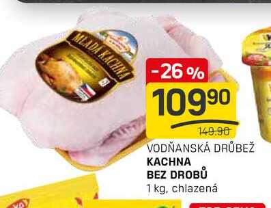 KACHNA BEZ DROBŮ 1 kg, chlazená 