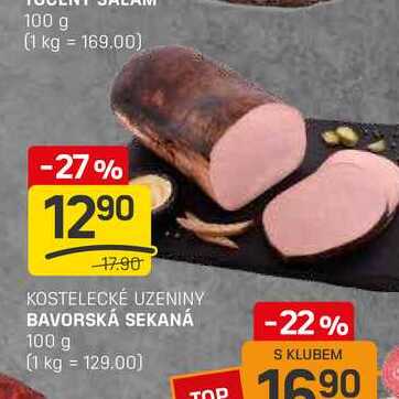 BAVORSKÁ SEKANÁ 100 g