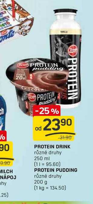 PROTEIN PUDDING různé druhy 200 g