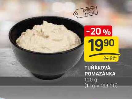 TUŇÁKOVÁ POMAZÁNKA 100 g