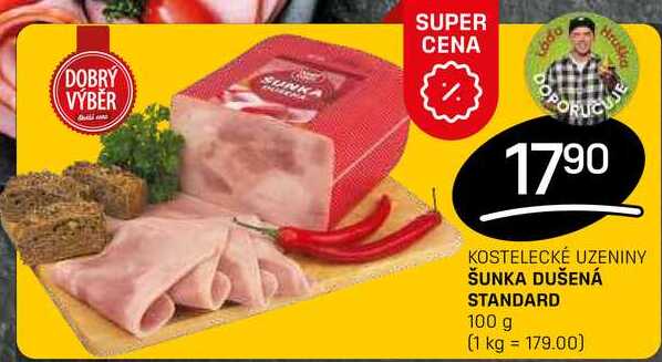 ŠUNKA DUŠENÁ STANDARD 100 g