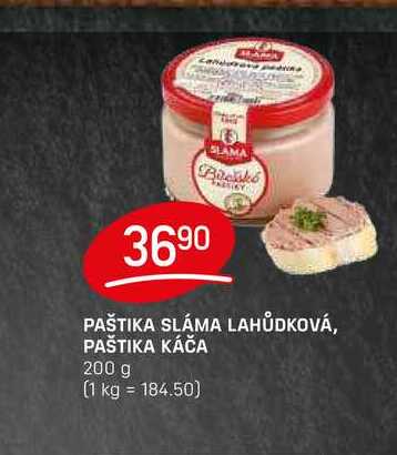 PAŠTIKA SLÁMA LAHŮDKOVÁ, PAŠTIKA KÁČA 200 g 