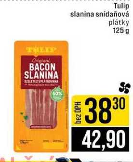 Tulip slanina snídaňová plátky 125 g  