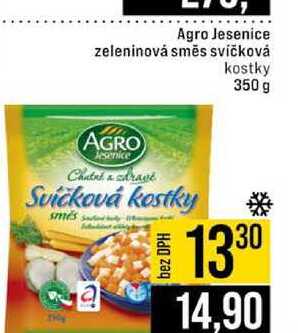 Agro Jesenice zeleninová směs svíčková kostky 350 g 