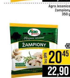 Agro Jesenice žampiony 350 g
