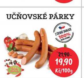 UČŇOVSKÉ PÁRKY 100g 
