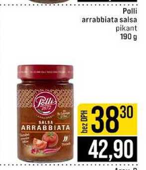 Polli arrabbiata salsa pikant 190 g  