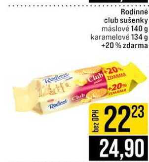 Rodinné club sušenky máslové 140 g
