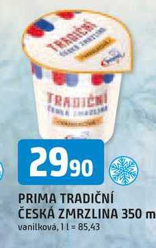 PRIMA TRADIČNÍ ČESKÁ ZMRZLINA 350 ml
