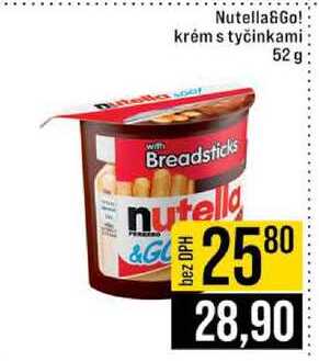 Nutella&Go! krém s tyčinkami 52g 