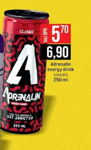Adrenalin energy drink classic 250 ml 