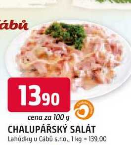 CHALUPÁŘSKÝ SALÁT 100g