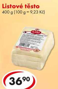 Listové těsto, 400 g