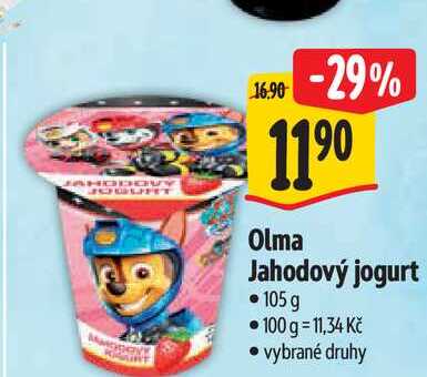   Olma Jahodový jogurt  105g  