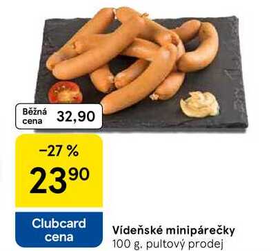 Vídeňské minipárečky, 100 g