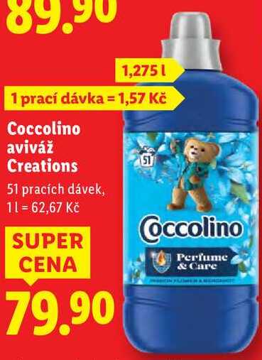 Coccolino aviváž Creations, 51 pracích dávek