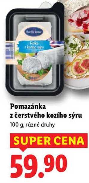 Pomazánka z čerstvého kozího sýru, 100 g