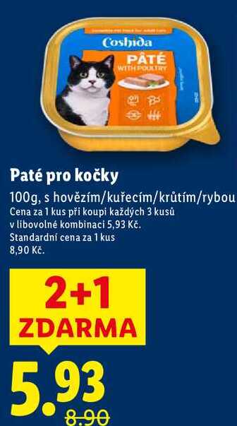 Paté pro kočky, 100 g