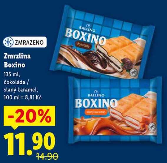 Zmrzlina Boxino, 135 ml