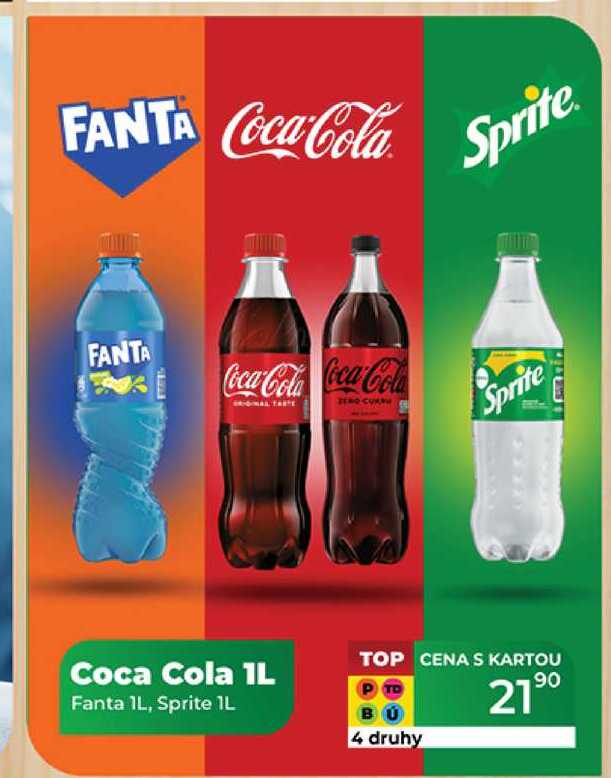 Coca Cola IL Fanta 1L, Sprite IL  
