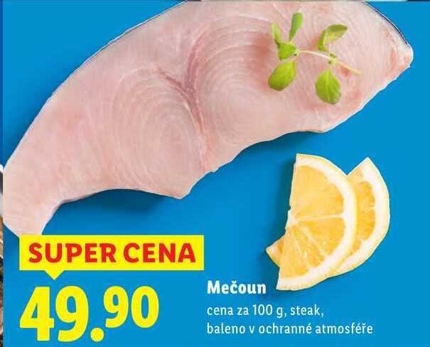 Mečoun, cena za 100 g
