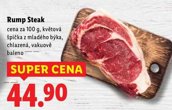Rump Steak, cena za 100 g