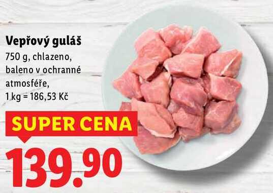 Vepřový guláš, 750 g