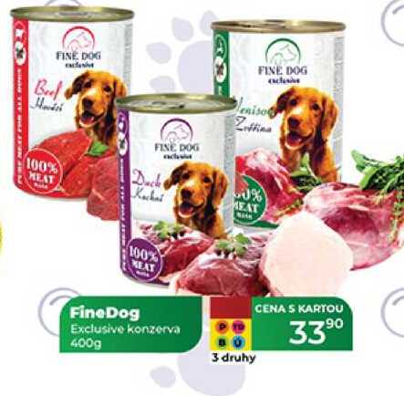 FineDog Exclusive konzerva 400g  