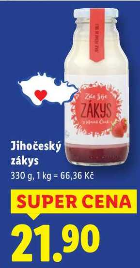 Jihočeský zákys, 330 g v akci