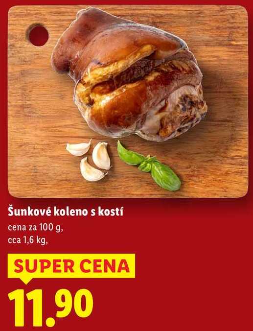 Šunkové koleno s kostí, cena za 100 g