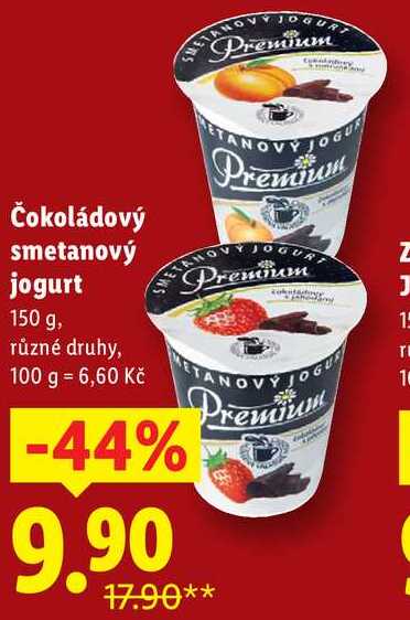 Čokoládový smetanový jogurt, 150 g
