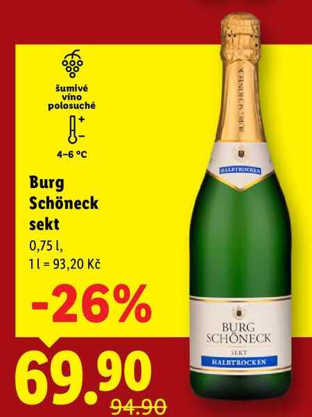 Burg Schöneck sekt, 0,75 l